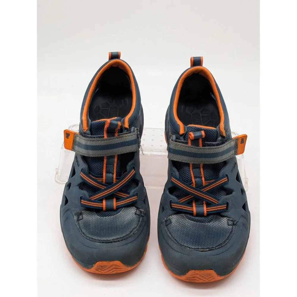 Merrell Hydro 2.0 Boys Water Hiking Shoes Gray Orange Kids Size 2 Trail